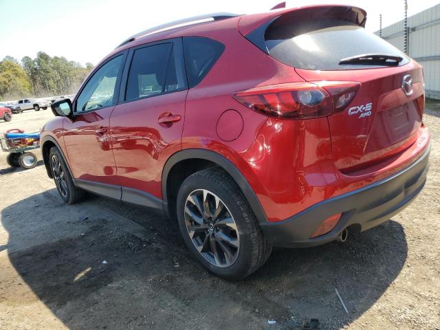 JM3KE4DY1G0734505 - 2016 MAZDA CX-5 GT RED photo 2