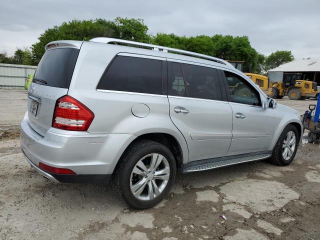 4JGBF7BE0CA784134 - 2012 MERCEDES-BENZ GL 450 4MATIC SILVER photo 3