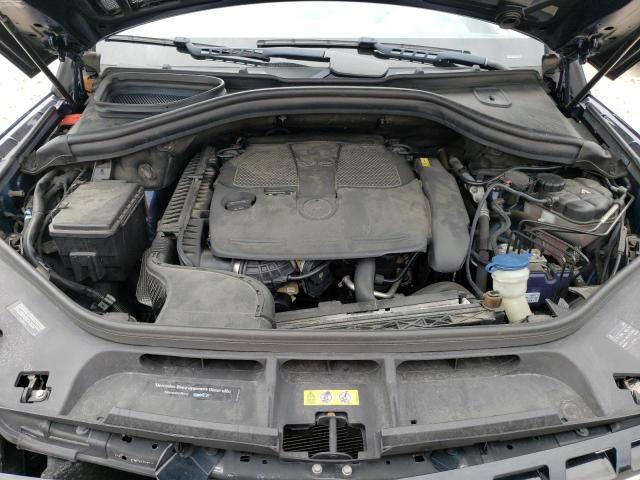 4JGDA5HB9FA519967 - 2015 MERCEDES-BENZ ML 350 4MATIC BLUE photo 12