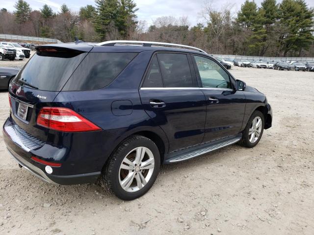 4JGDA5HB9FA519967 - 2015 MERCEDES-BENZ ML 350 4MATIC BLUE photo 3