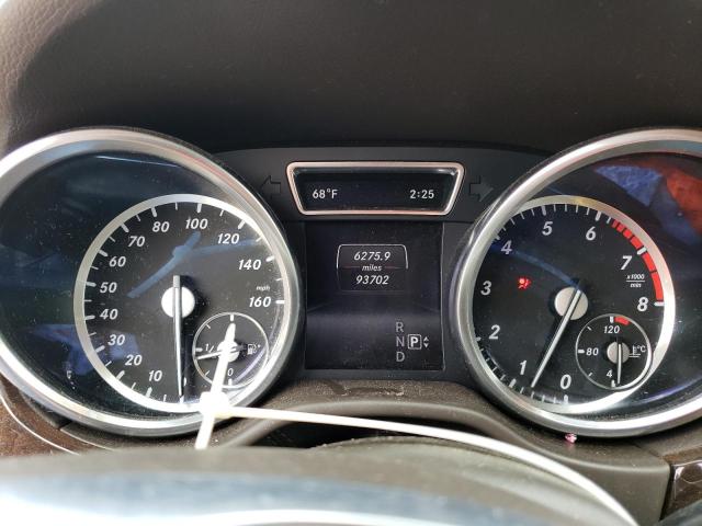 4JGDA5HB9FA519967 - 2015 MERCEDES-BENZ ML 350 4MATIC BLUE photo 9