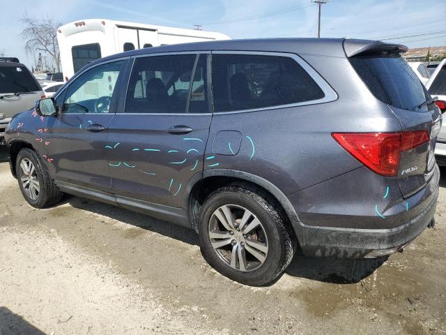 5FNYF5H7XGB021496 - 2016 HONDA PILOT EXLN GRAY photo 2