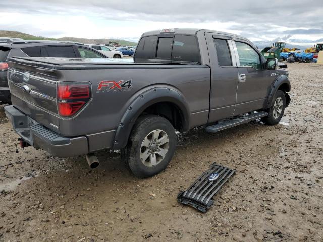 1FTFX1EF6CKD05620 - 2012 FORD F150 SUPER CAB GRAY photo 3