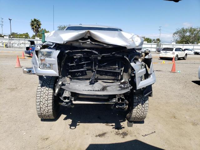 1FTEW1EG3FKE87725 - 2015 FORD F150 SUPERCREW SILVER photo 5