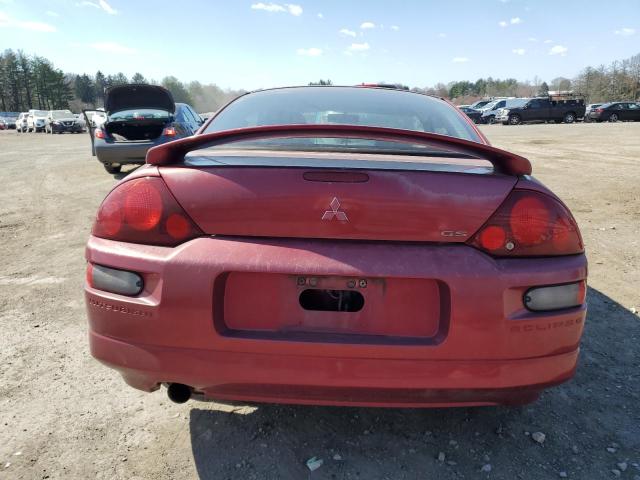 4A3AC44G31E177055 - 2001 MITSUBISHI ECLIPSE GS MAROON photo 6