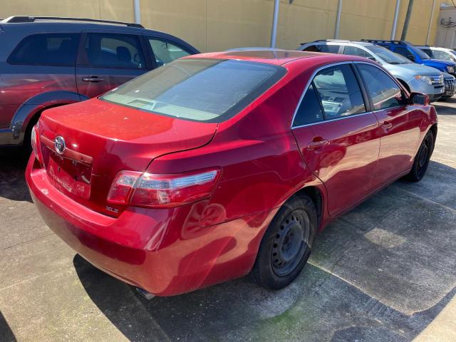 JTNBE46K673095209 - 2007 TOYOTA CAMRY CE RED photo 4