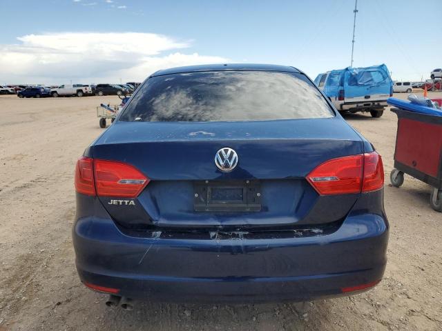 3VW2K7AJXEM438920 - 2014 VOLKSWAGEN JETTA BASE BLUE photo 6