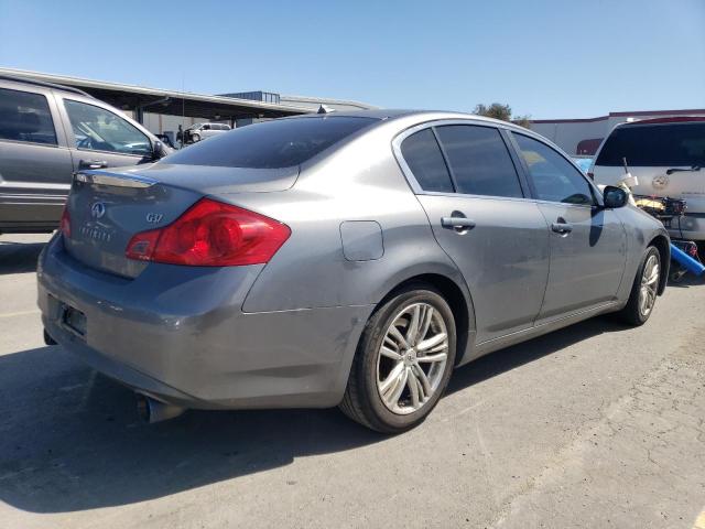 JN1CV6AP6AM404267 - 2010 INFINITI G37 BASE GRAY photo 3