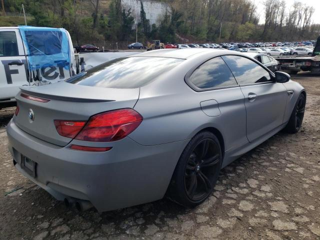 WBSLX9C53ED160046 - 2014 BMW M6 GRAY photo 3