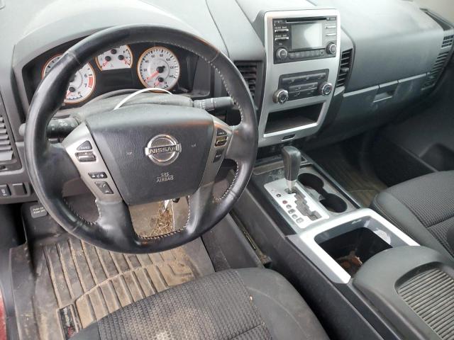 1N6BA0EC4DN314488 - 2013 NISSAN TITAN S 勃艮第红 照片 8