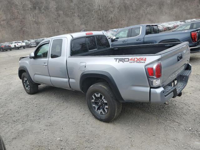 3TYSZ5AN0LT000110 - 2020 TOYOTA TACOMA ACCESS CAB SILVER photo 2