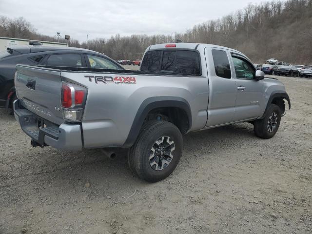 3TYSZ5AN0LT000110 - 2020 TOYOTA TACOMA ACCESS CAB SILVER photo 3