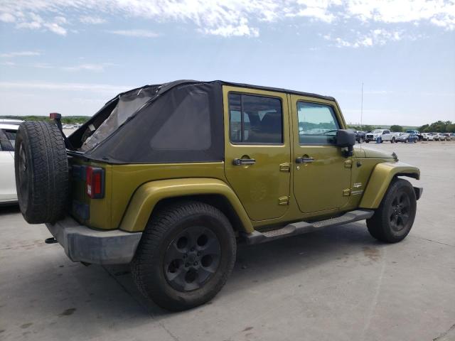 1J4GB59107L160867 - 2007 JEEP WRANGLER SAHARA GREEN photo 3