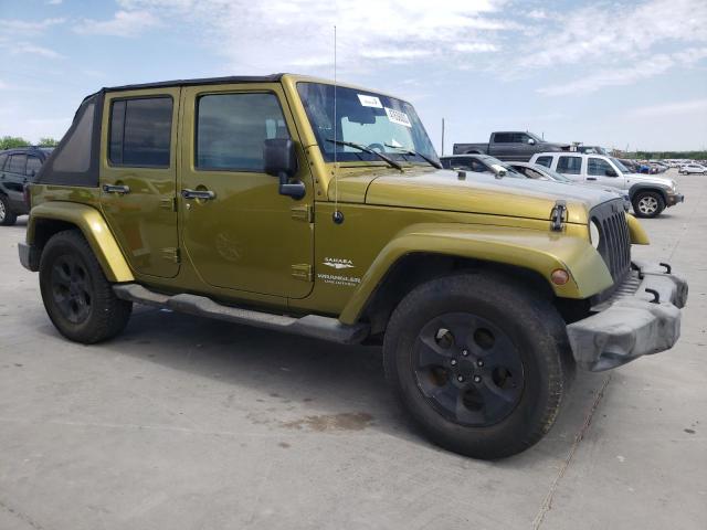 1J4GB59107L160867 - 2007 JEEP WRANGLER SAHARA GREEN photo 4