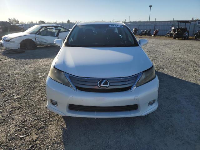 JTHBB1BA0A2028223 - 2010 LEXUS HS 250H WHITE photo 5