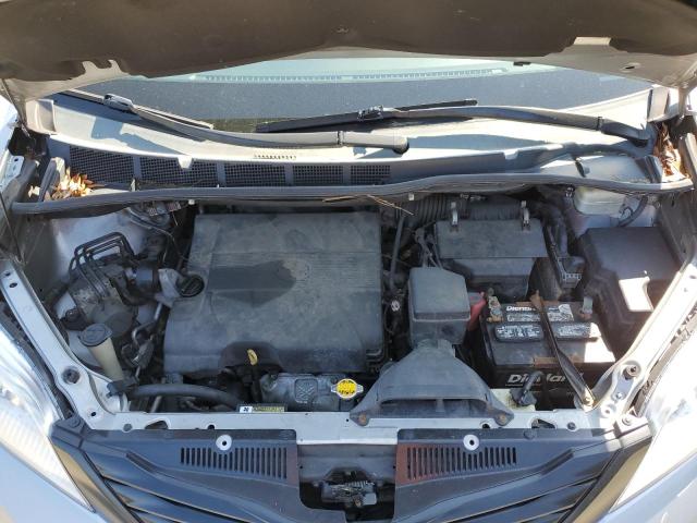 5TDZK3DC8GS706759 - 2016 TOYOTA SIENNA SILVER photo 12