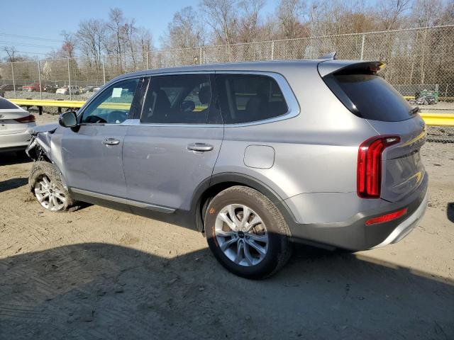 5XYP24HC3MG130949 - 2021 KIA TELLURIDE LX GRAY photo 2