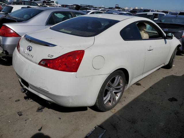 JNKCV64E18M129908 - 2008 INFINITI G37 BASE WHITE photo 3