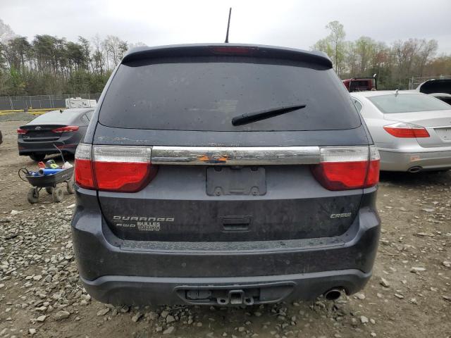 1C4RDJDG5DC654277 - 2013 DODGE DURANGO CREW BLUE photo 6