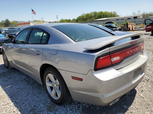 2C3CDXBG2EH130518 - 2014 DODGE CHARGER SE SILVER photo 2