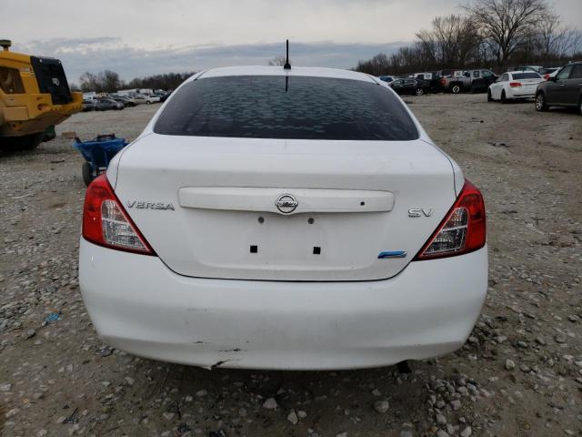 3N1CN7AP8CL865330 - 2012 NISSAN VERSA S WHITE photo 6