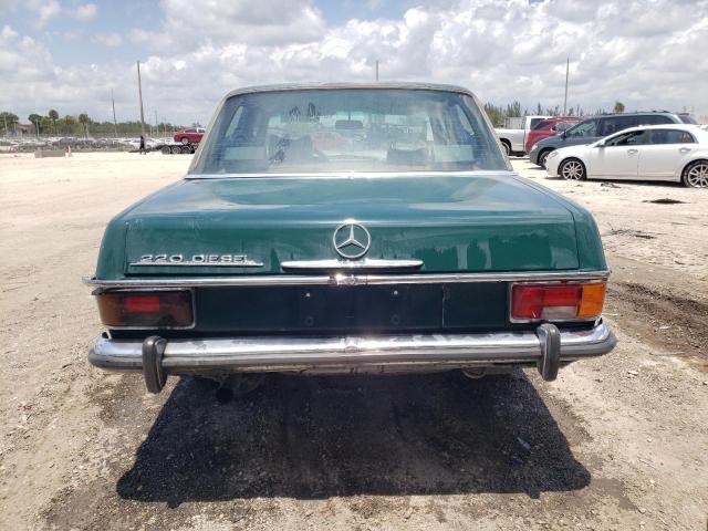 11511010218392 - 1972 MERCEDES-BENZ 220D GREEN photo 6