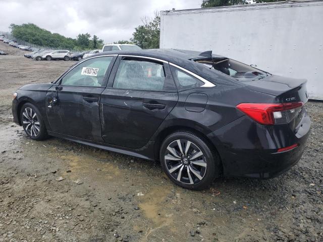 2HGFE1F7XNH320789 - 2022 HONDA CIVIC EX BLACK photo 2