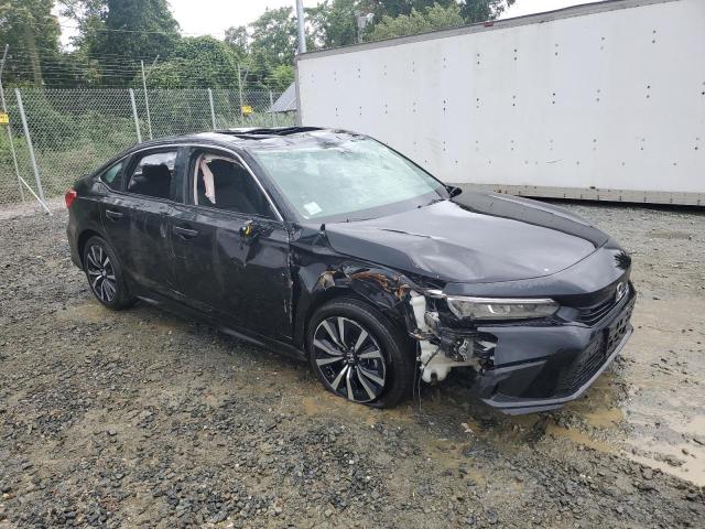2HGFE1F7XNH320789 - 2022 HONDA CIVIC EX BLACK photo 4
