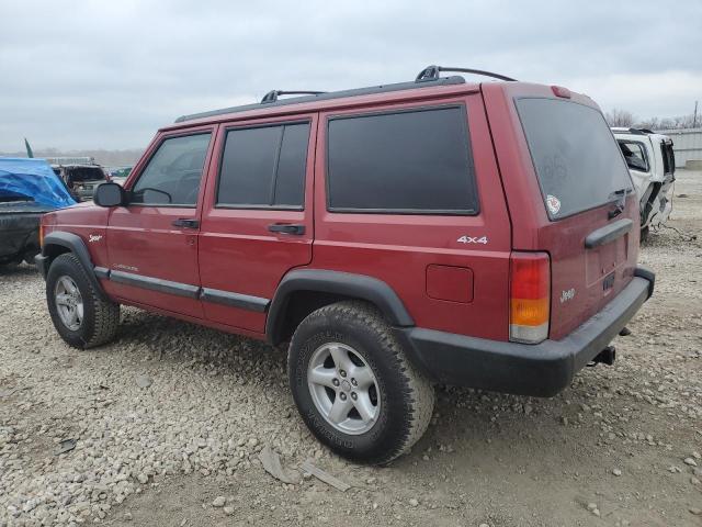 1J4FJ68S6WL263613 - 1998 JEEP CHEROKEE SPORT MAROON photo 2