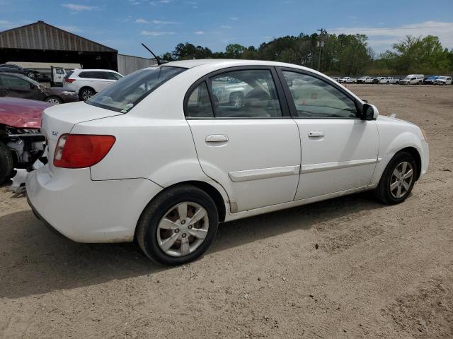 KNADH4A31A6678133 - 2010 KIA RIO LX WHITE photo 3