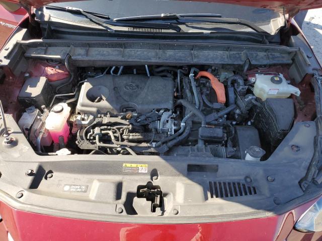 5TDDBRCH6MS016465 - 2021 TOYOTA HIGHLANDER HYBRID LIMITED RED photo 12