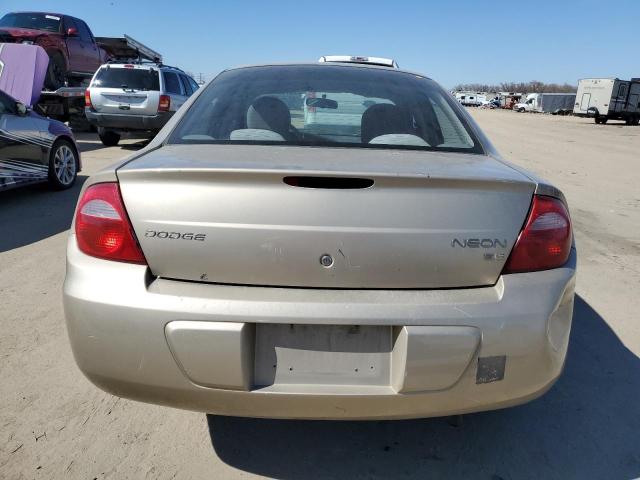 1B3ES26C33D112397 - 2003 DODGE NEON SE TAN photo 6