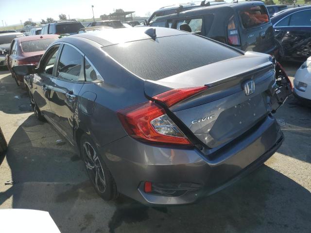 19XFC1F9XGE207008 - 2016 HONDA CIVIC TOURING GRAY photo 2