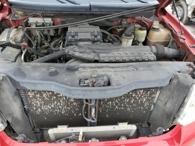 1FTPW12514FA25536 - 2004 FORD F150 SUPERCREW RED photo 11