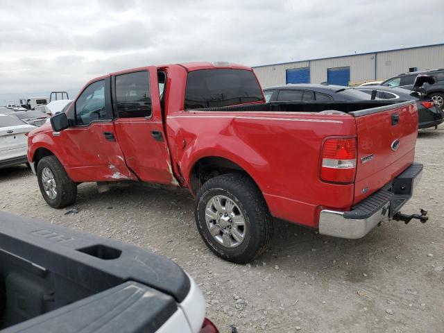 1FTPW12514FA25536 - 2004 FORD F150 SUPERCREW RED photo 2