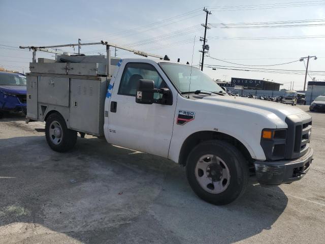 1FDWF30598EC89542 - 2008 FORD F350 SRW SUPER DUTY WHITE photo 4