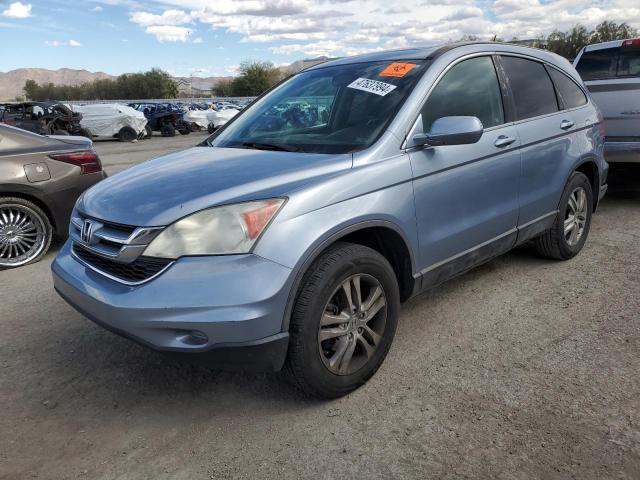 5J6RE3H73AL011984 - 2010 HONDA CR-V EXL BLUE photo 1