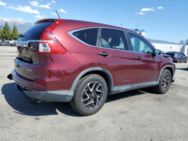 2HKRM3H41GH557033 - 2016 HONDA CR-V SE BURGUNDY photo 3