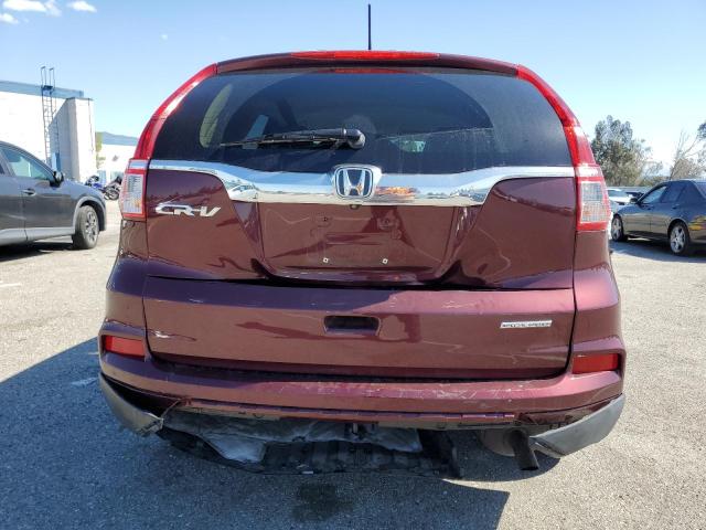 2HKRM3H41GH557033 - 2016 HONDA CR-V SE BURGUNDY photo 6