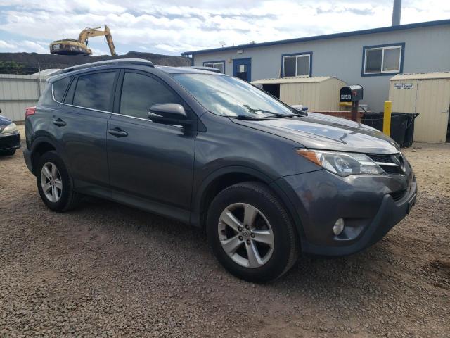 JTMWFREV4EJ002529 - 2014 TOYOTA RAV4 XLE GRAY photo 4