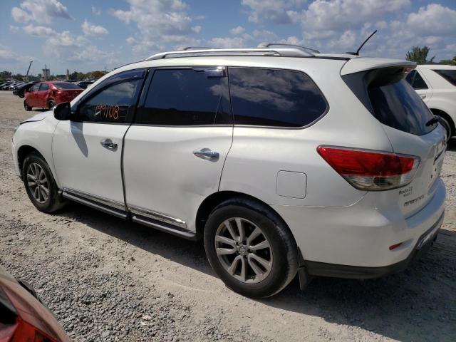 5N1AR2MM1DC607432 - 2013 NISSAN PATHFINDER S WHITE photo 2