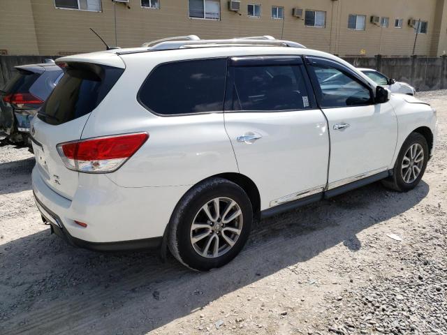 5N1AR2MM1DC607432 - 2013 NISSAN PATHFINDER S WHITE photo 3