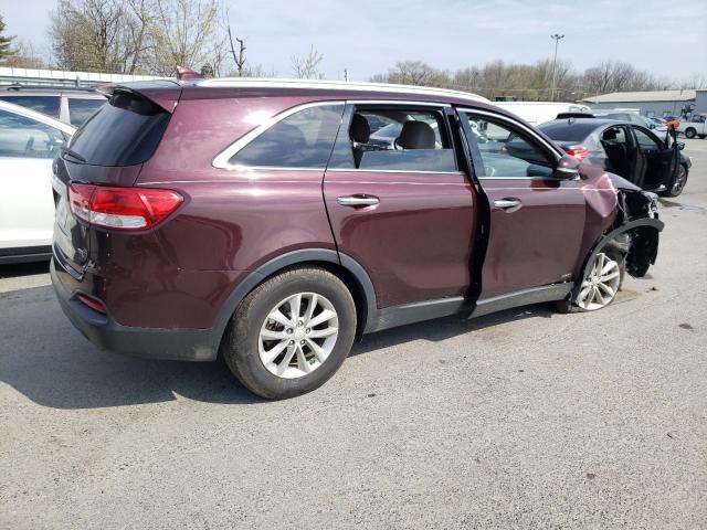 5XYPGDA30HG300685 - 2017 KIA SORENTO LX BURGUNDY photo 3