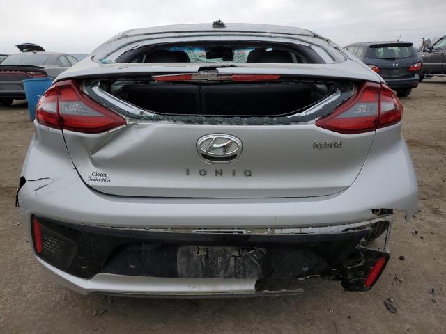 KMHC05LC6KU138777 - 2019 HYUNDAI IONIQ LIMITED SILVER photo 6