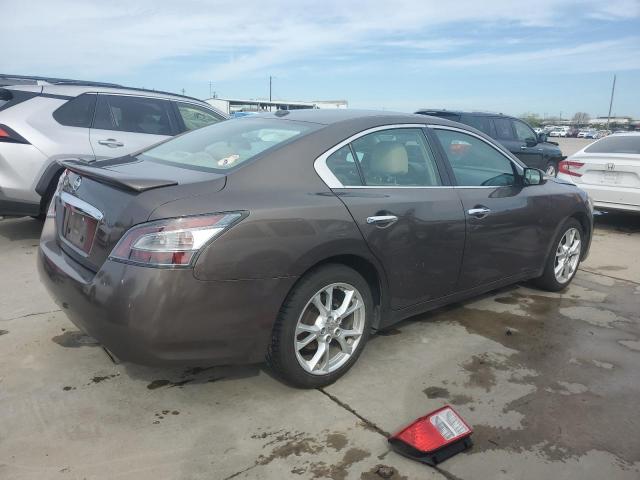 1N4AA5AP9CC848946 - 2012 NISSAN MAXIMA S BROWN photo 3