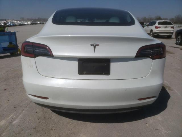 5YJ3E1EA3NF315602 - 2022 TESLA MODEL 3 WHITE photo 6