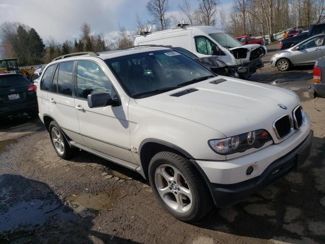 5UXFA53572LV70430 - 2002 BMW X5 3.0I WHITE photo 4