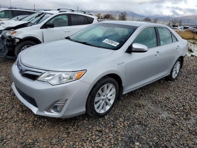 4T1BD1FK5CU034813 - 2012 TOYOTA CAMRY HYBRID SILVER photo 1