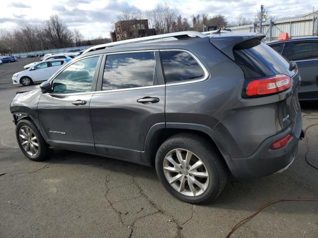 1C4PJMDS0FW584257 - 2015 JEEP CHEROKEE LIMITED GRAY photo 2