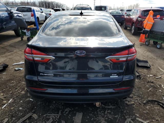 3FA6P0HD4LR247688 - 2020 FORD FUSION SE BLACK photo 6